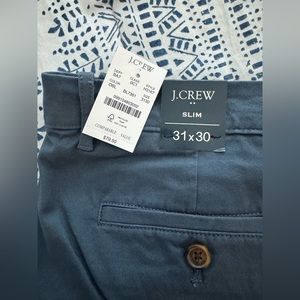 J.Crew Slim Chinos Blue NWT